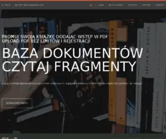 PDF-X.pl(Największy spis książek zaczerpnięty z księgarni internetowych) Screenshot