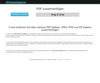 PDF-Zusammenfuegen.com(PDF zusammenfügen) Screenshot