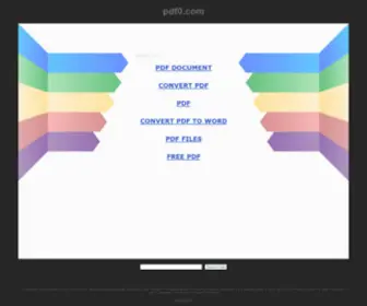 PDF0.com(PDF软件下载 PDF电子书下载 PDF电子书) Screenshot