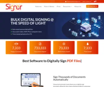 Pdfautosigner.com(PDF AutoSigner) Screenshot