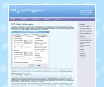 PDFblue.com(PDF Printer for Windows 8.1) Screenshot