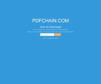 PDFchain.com(PDFchain) Screenshot