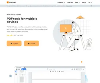 PDFchef.com(PDF Software and Online PDF Tools) Screenshot