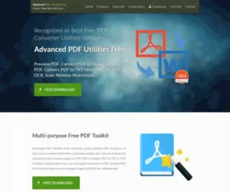 PDfcore.com(Advanced PDF Utilities Free) Screenshot