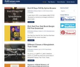 PDfcorner.com(Collection Of Pdf Books) Screenshot