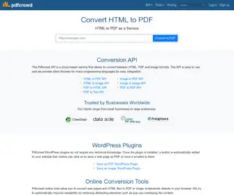 PDFcrowd.com(Convert HTML to PDF) Screenshot