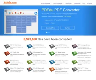 PDfdu.com(Free Online PDF Converter) Screenshot