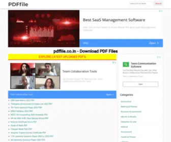 PDffile.co.in(Download pdf files free) Screenshot