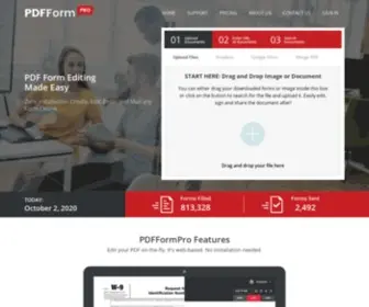 PDfformpro.com(PDFFormPro) Screenshot