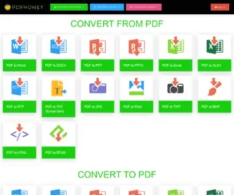 PDfhoney.com(All-in-one PDF Converter cloud app) Screenshot