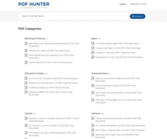 PDfhunter.com(PDF Hunter) Screenshot