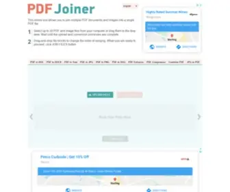 PDfjoiner.com(PDF Joiner) Screenshot