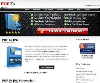 PDFJPG.com(PDF To JPG) Screenshot