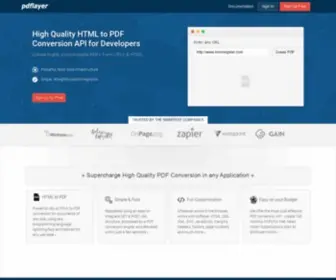 PDflayer.com(Pdflayer API) Screenshot