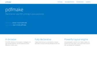 PDfmake.org(PDfmake) Screenshot