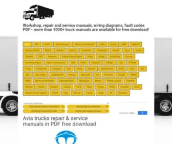 PDfmanual4Trucks.com(Truck Service Repair Manuals PDF) Screenshot