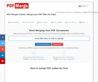 PDfmergefree.com(PDF Merge Free) Screenshot