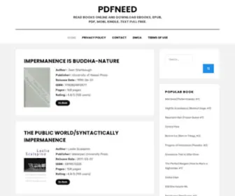 PDfneed.com(Read Books Online and Download eBooks) Screenshot