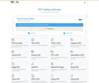 Pdfonfly.com(All required pdf tools at one place) Screenshot