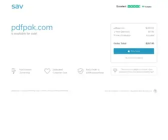 PDfpak.com(The premium domain name) Screenshot