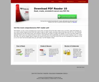 PDfreader-10.com(PDF Reader 10) Screenshot