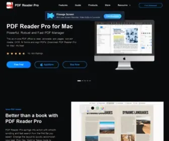 PDfreaderpro.com(PDF Reader Pro) Screenshot