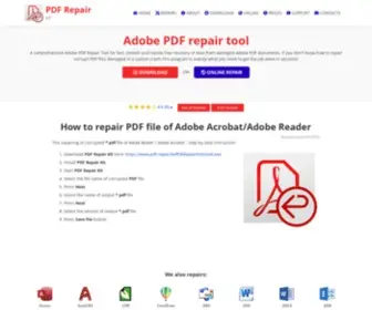 PDF.repair(Adobe PDF repair tool) Screenshot