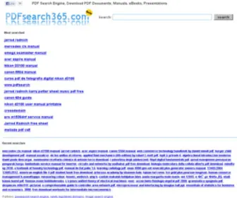 PDfsearch365.com(PDF Search Engine) Screenshot