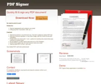 PDfsign.com(PDF Signer) Screenshot