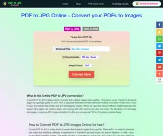 PDftoJPG.online(PDftoJPG online) Screenshot