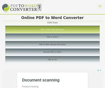 PDftowordconverter.net(PDF to Word Converter) Screenshot