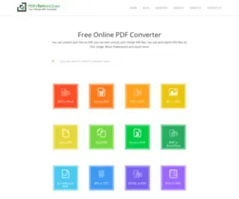 PDftoworder.com Screenshot