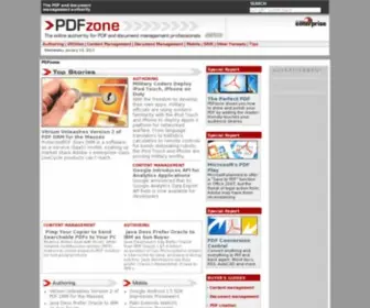 PDfzone.com(PDF Document Management and Content Management) Screenshot