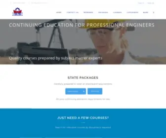 PDH-Pro.com(Continuing Education for Professional Engineers PDH) Screenshot