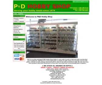 Pdhobbyshop.com(P&D Hobby Shop Online) Screenshot