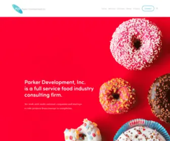 Pdifoods.com(Parker Development) Screenshot