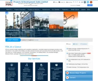 Pdilin.com(Projects & Development India Limited (PDIL)) Screenshot