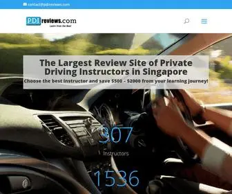 Pdireviews.com(Private Driving Instructor Singapore Reviews) Screenshot