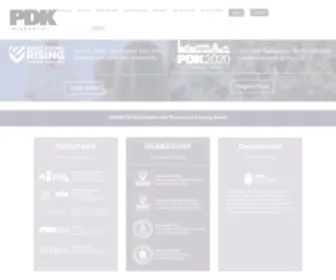 Pdkintl.org(PDK International) Screenshot