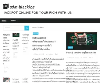 PDM-Blackice.com(PDM Blackice) Screenshot