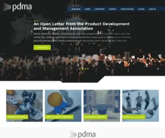 Pdma.org(Product Development and Management Association) Screenshot