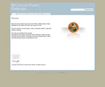 Pdo5.org(5th Circuit Public Defender) Screenshot