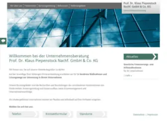 PDP-Beratung.de(Willkommen bei der Unternehmensberatung Prof) Screenshot
