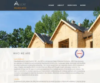 PDpholdingsinc.com(Allcat Construction) Screenshot