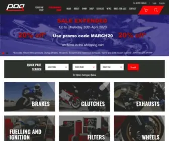 PDQ1.com(Motorcycle Performance Parts & Services) Screenshot