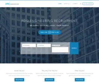 PdqEngrec.com(PDQ Engineering Recruitment) Screenshot