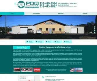 PdqEquipmentsales.com(PDQ Equipment & Trailers MFG) Screenshot