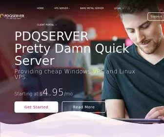 PDqserver.com(Cheap Linux VPS and Windows VPS) Screenshot