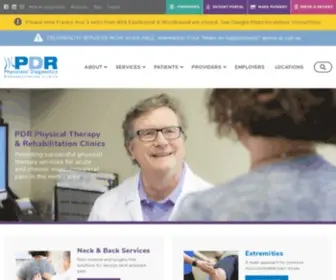 PDRclinics.com(PDR clinics) Screenshot