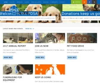 Pdsa.org.za(Helping your pet in need) Screenshot
